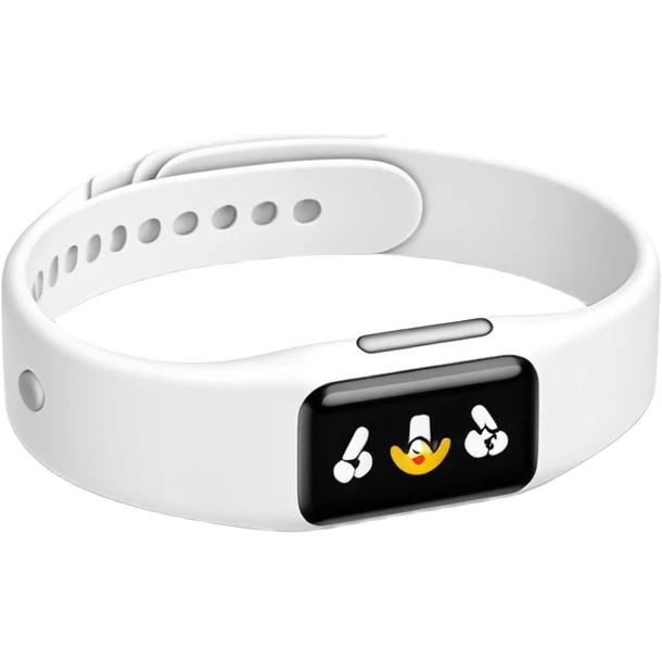 white Whoop band bracelet emoji