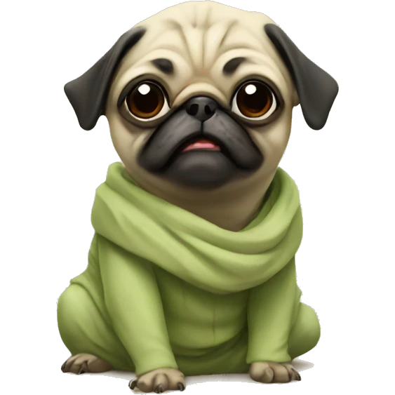 Yoda pug emoji