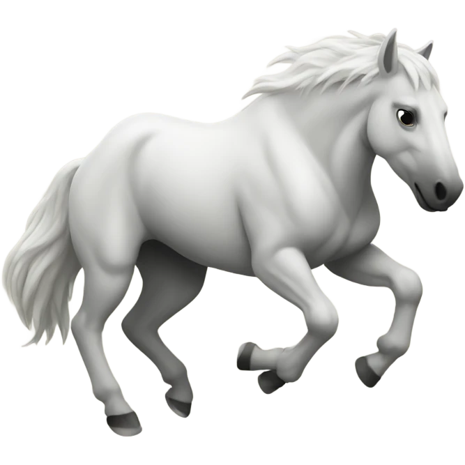 White bronco  emoji