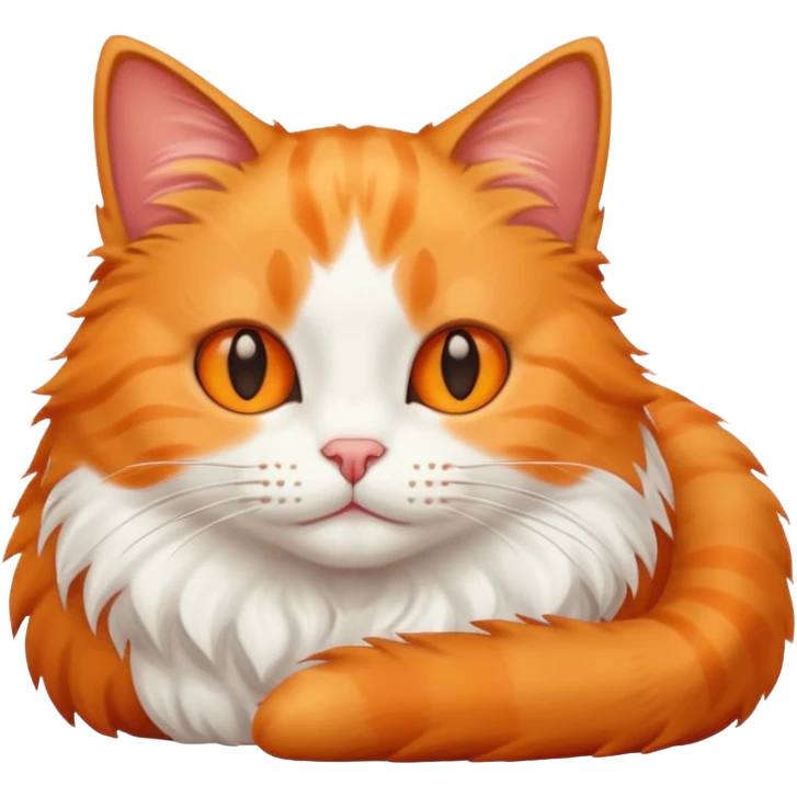 Cat laying down emoji
