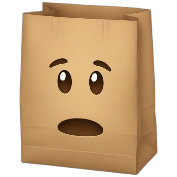 paper bag emoji