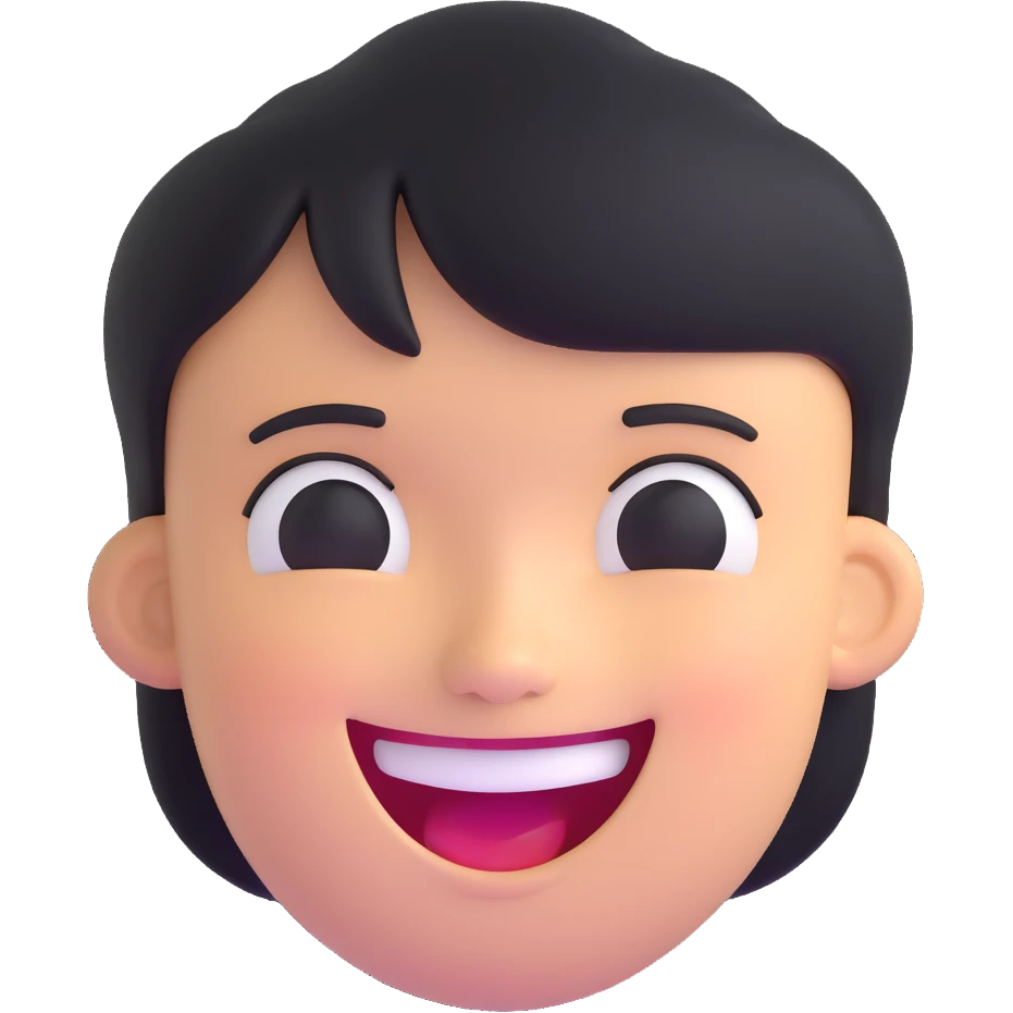 happy joyful face emoji