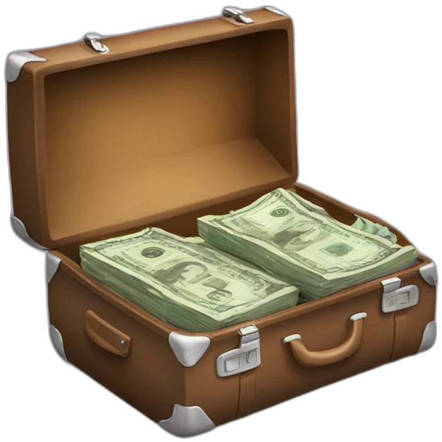 money suitcase emoji