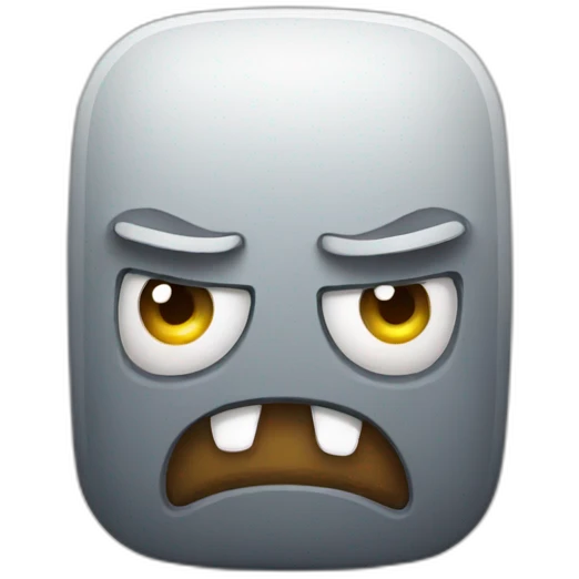 angry phone emoji