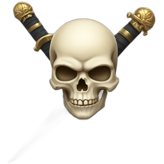 skull sword emoji