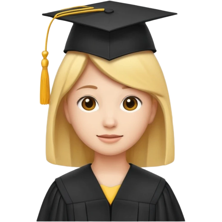 c/o 2026 with graduation cap, emoji style emoji
