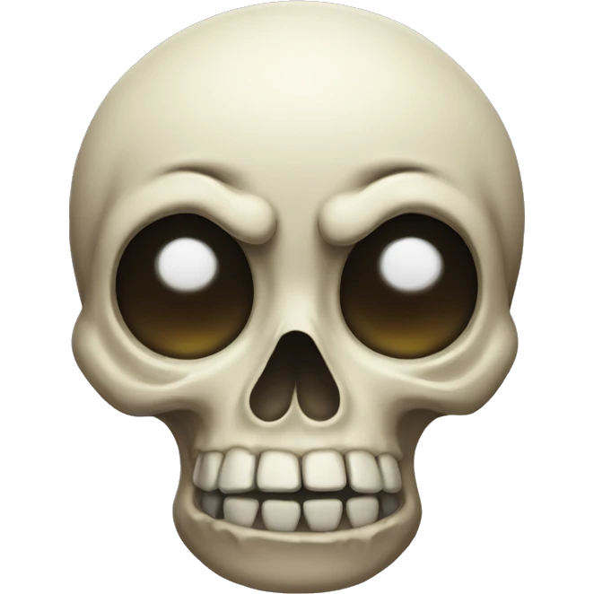 Crying skull emoji