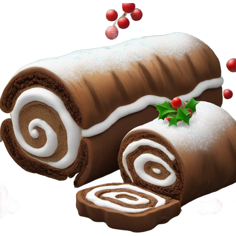 Bûche de Noël emoji