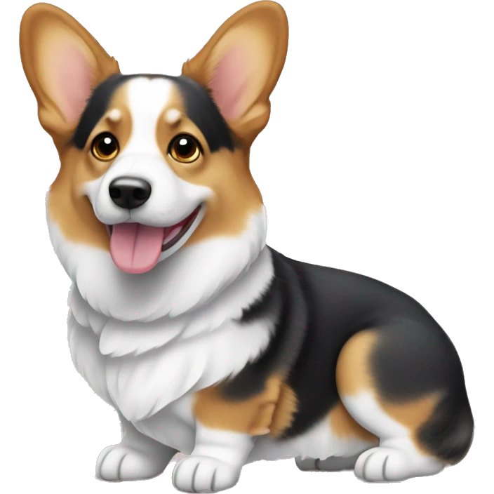 Pembroke welsh corgi blue tri  emoji