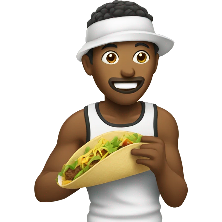 person Eating tacos emoji