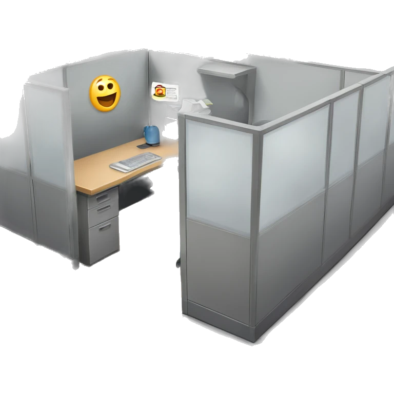 Office cubicle emoji