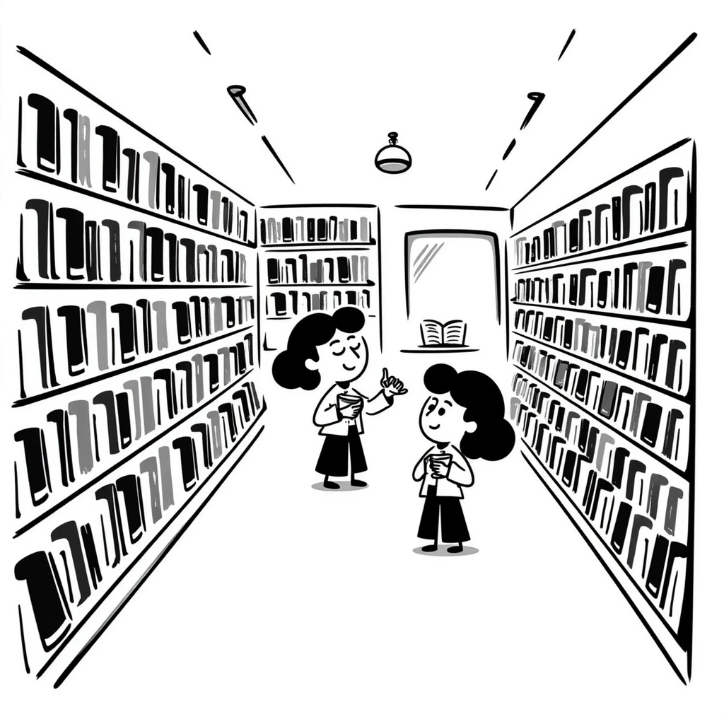 book store with shelves of books emoji