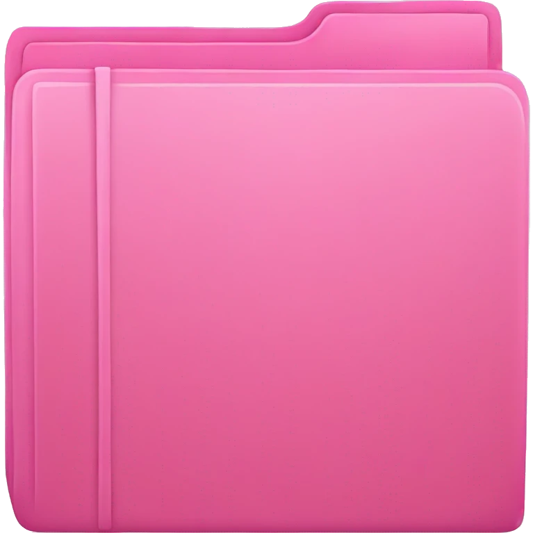 Pink folder  emoji