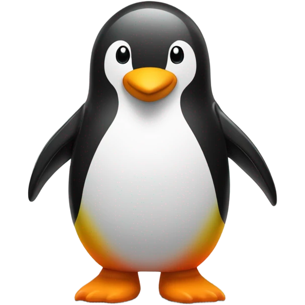 Penguin wearing a swim suit emoji