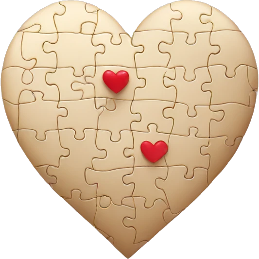 Puzzle heart emoji
