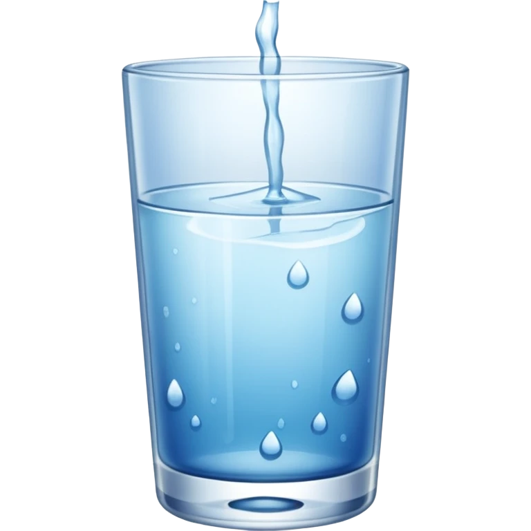 glass of water emoji