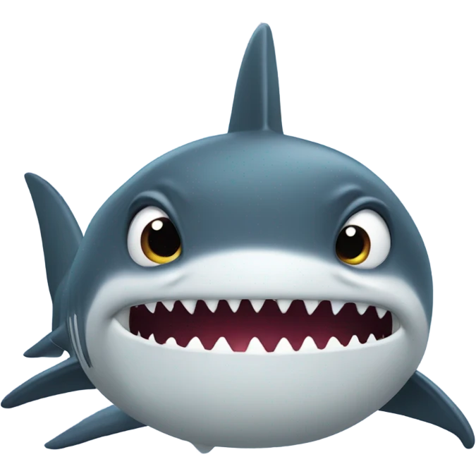 Sarcastic shark emoji