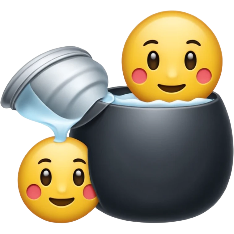 Белый Бумбокс с неоновыми колонками emoji
