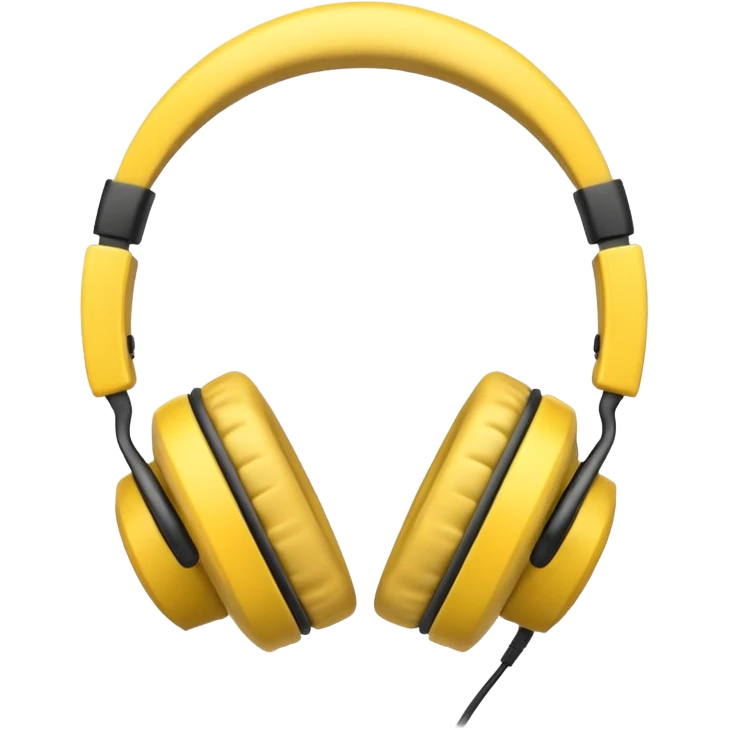 هدفون زرد emoji