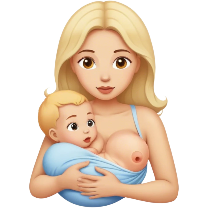 breast feeding lady emoji