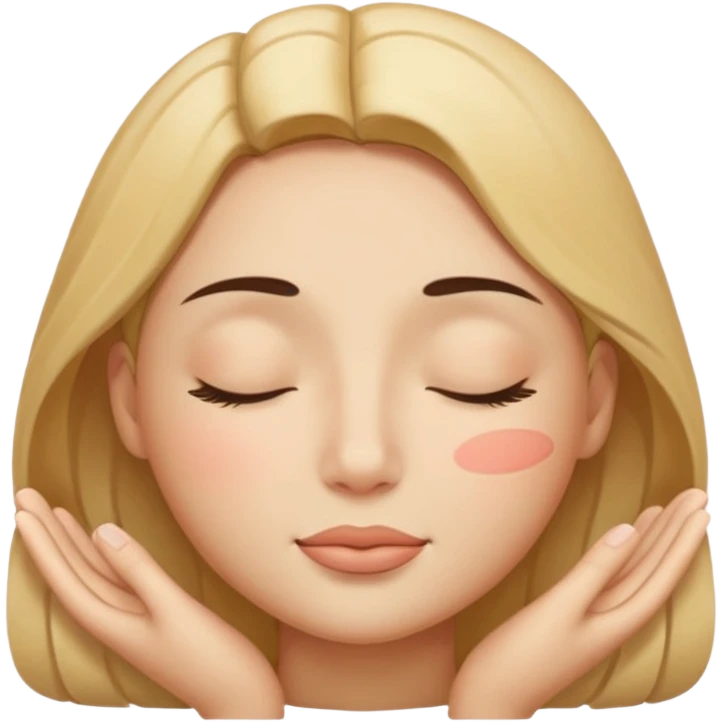 face icon feels safe, with closed eyes emoji