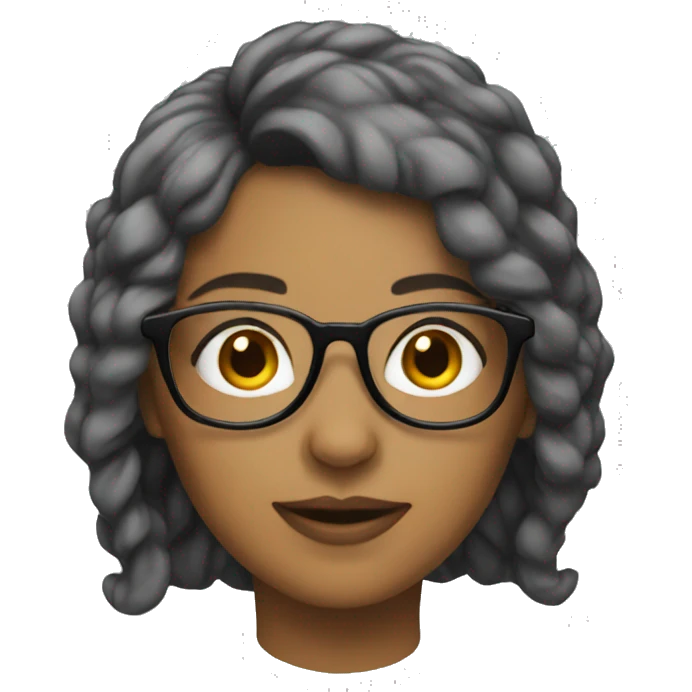 women with glasses nerdy emoji