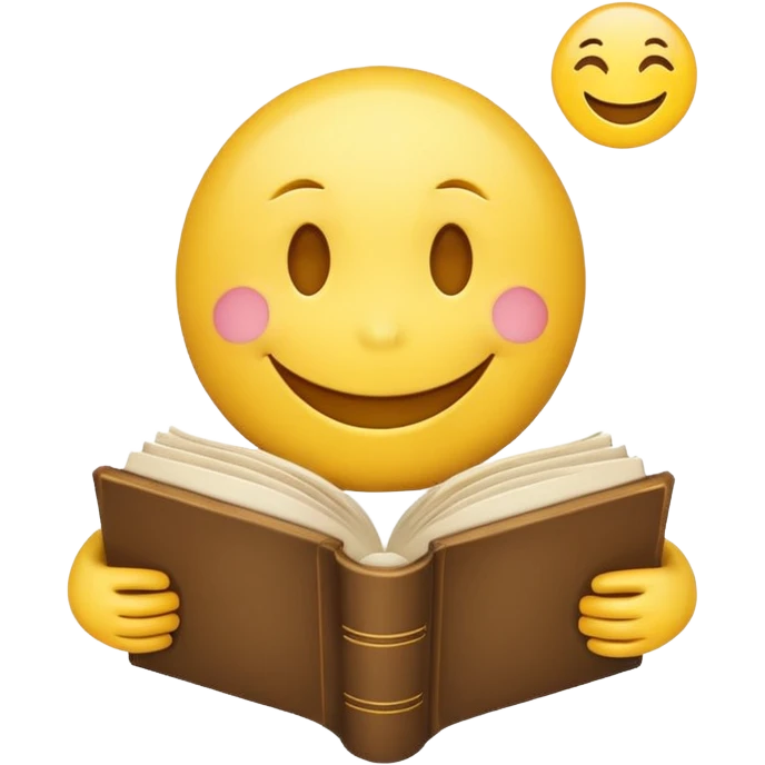 A emoji with a book in its hands like these but combined 😁📖 emoji