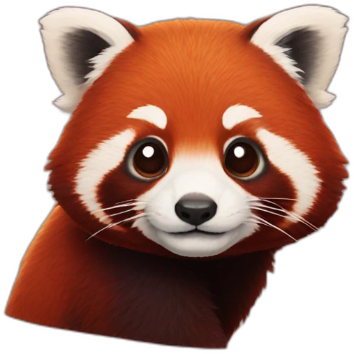 red-panda-heart emoji