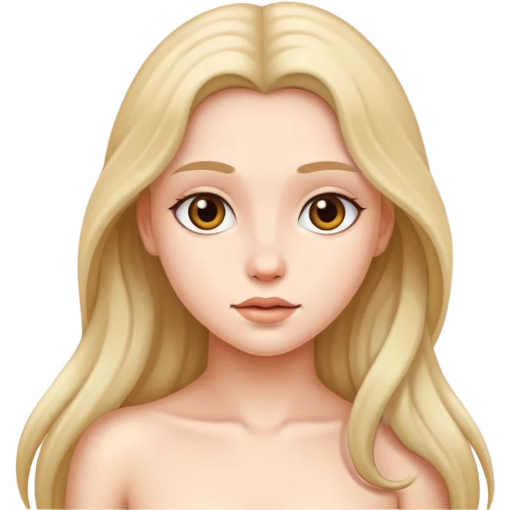 Голая девушка emoji