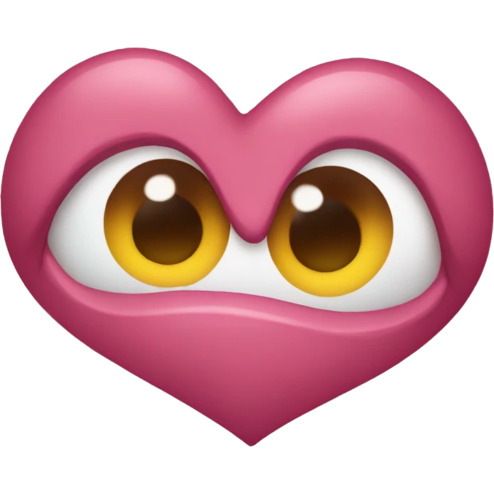Heart eyes while drooling emoji
