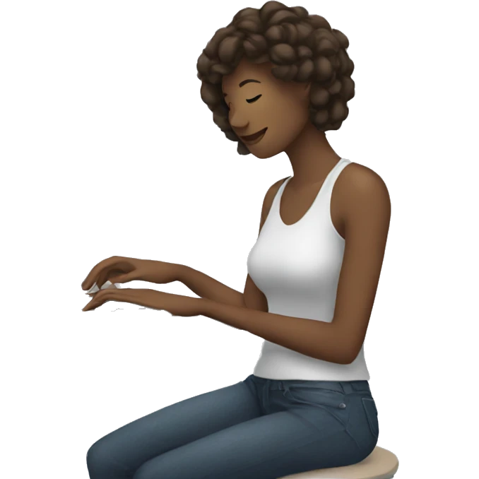 women and laptop emoji