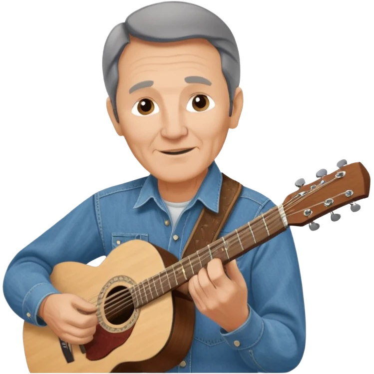 An Alaskan young man named Adrian Rogers in Kasilof Alaska.  Singing and playing classic country songs emoji