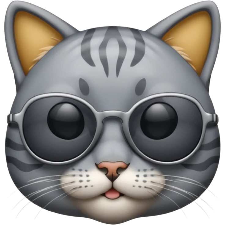 Cat wearing sunglasses emoji