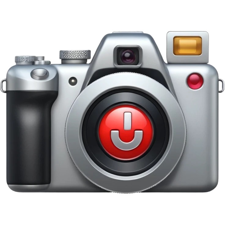 camera with a play symbol and a plus sign emoji