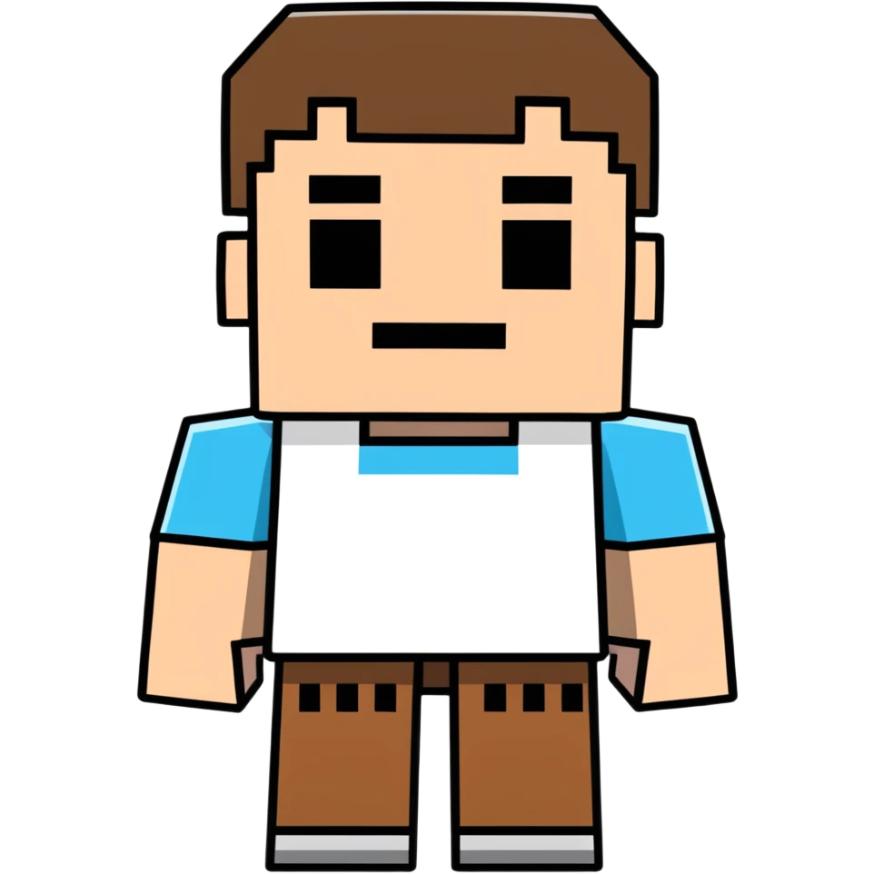 Jack Black as Steve from the Minecraft movie emoji