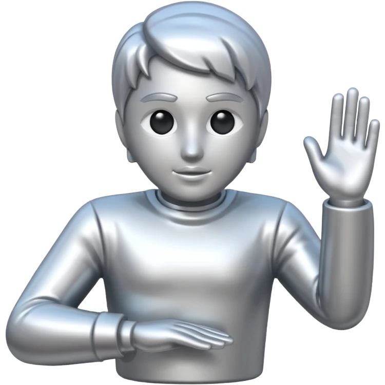 Formula silver statue emoji