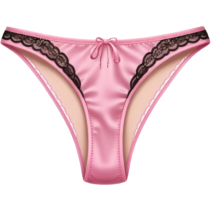 Calcinha rosa fio dental  emoji