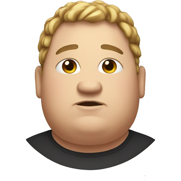 Fat person  emoji