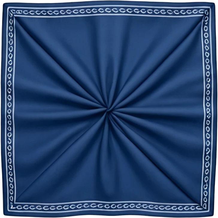 dark blue element 100% bandana  emoji