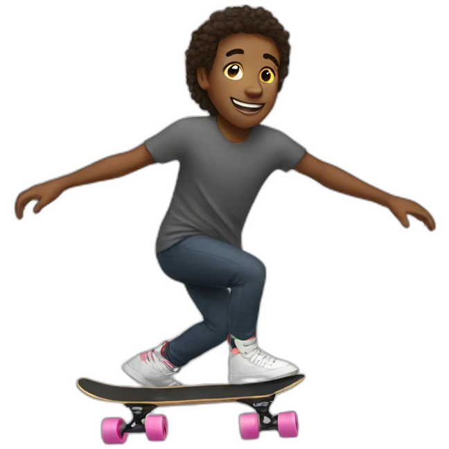 digital skater emoji