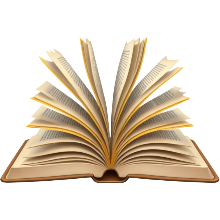 open book with fast motion lines emoji