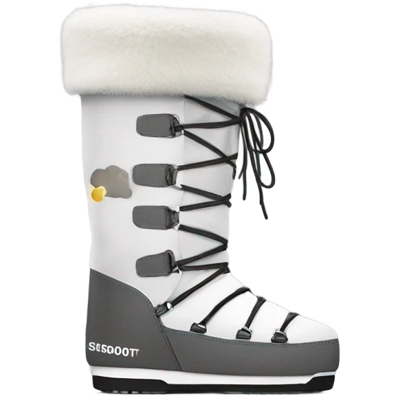 Icon model moon boot emoji