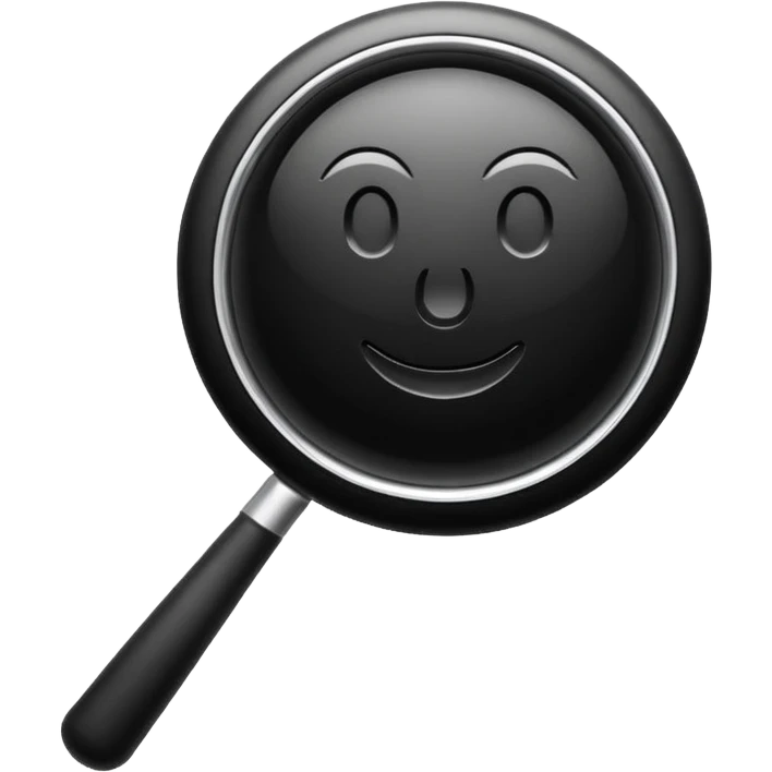 black search icon emoji