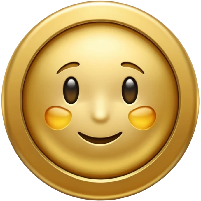 Gold made in gold buttom emoji