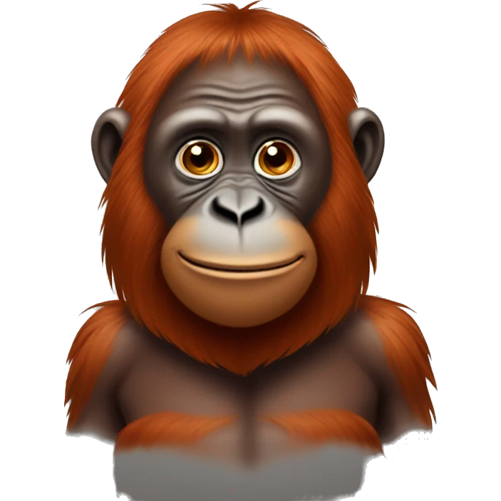 Orangutan male emoji