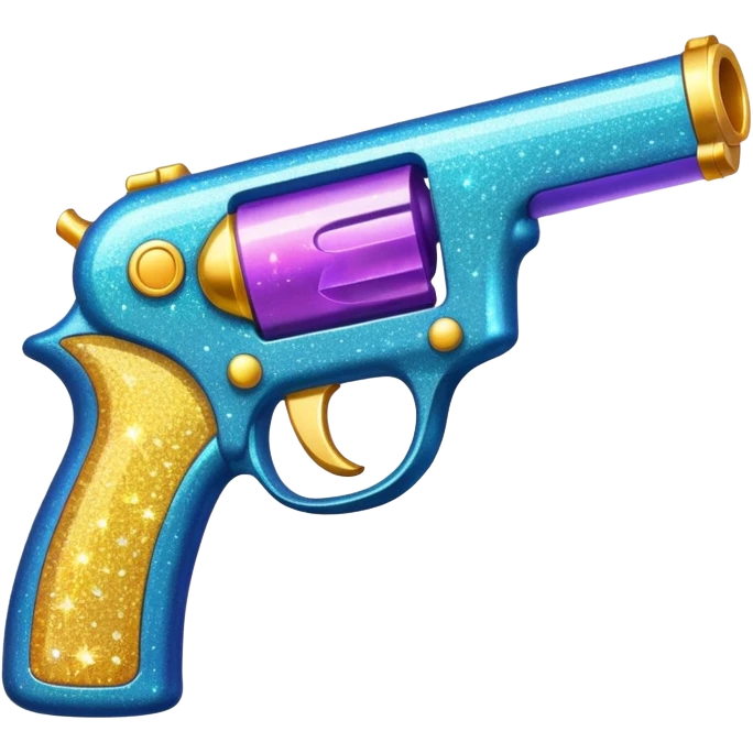 glitter gun emoji