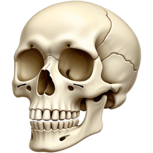Skeleton made out of bone emoji
