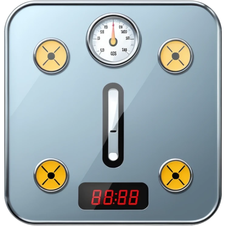 Digital weight scale emoji