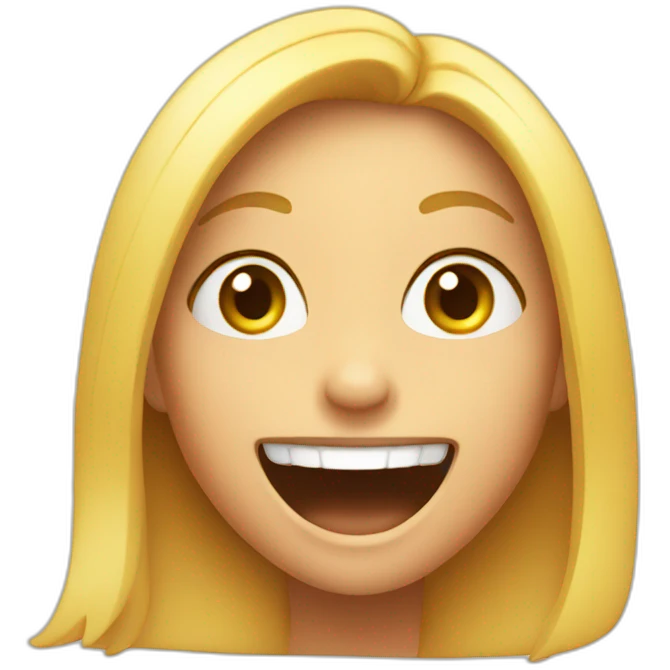 excited girl face emoji