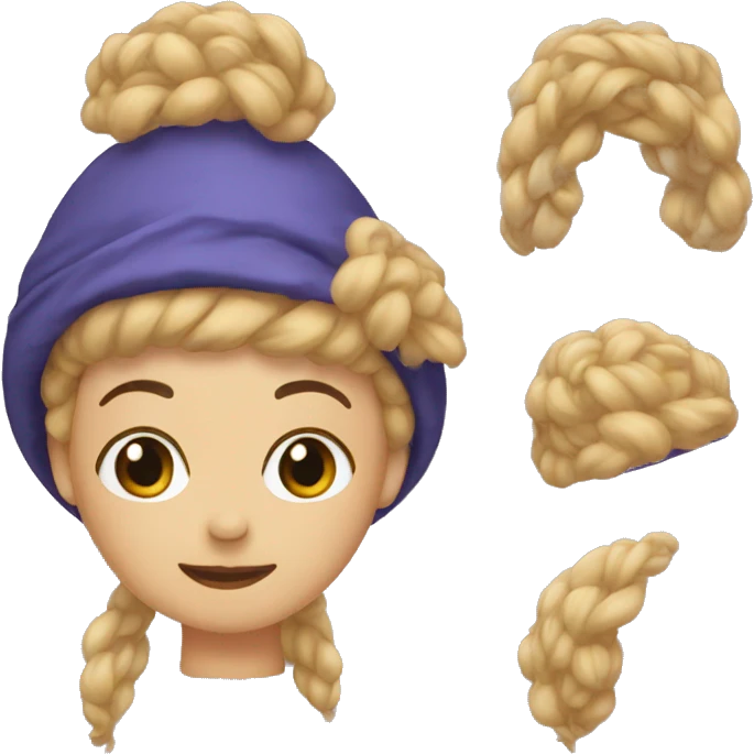 Hair bonnet emoji